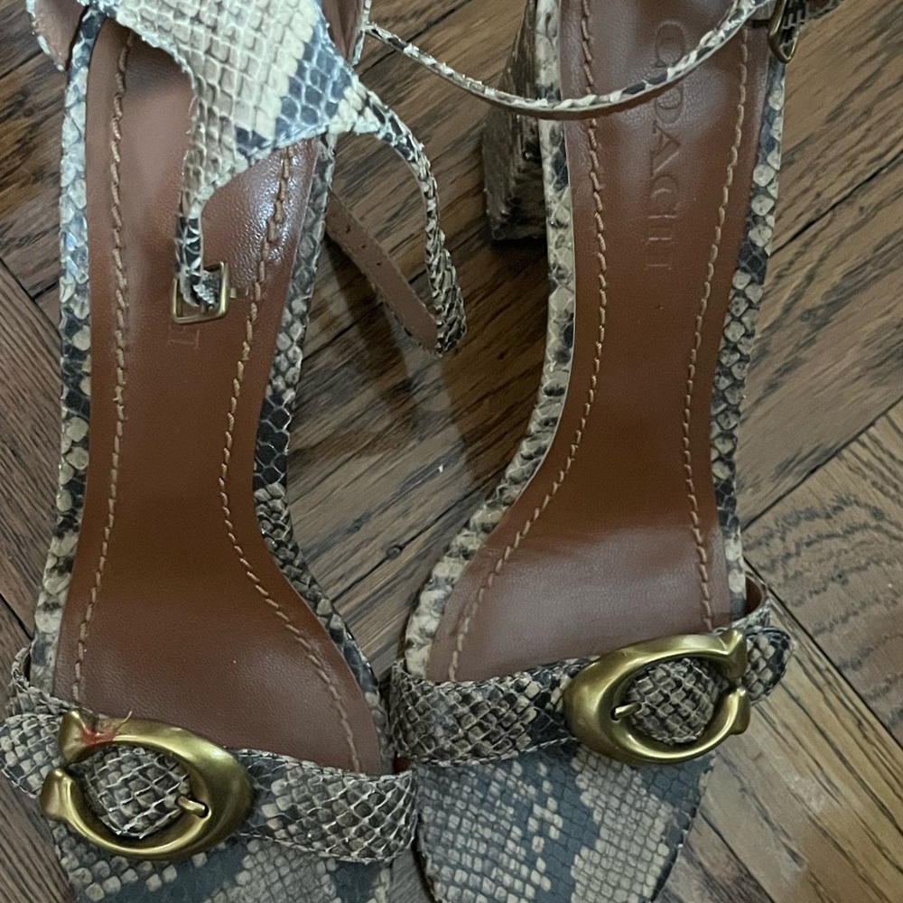 COACH Ankle Strap Sandals